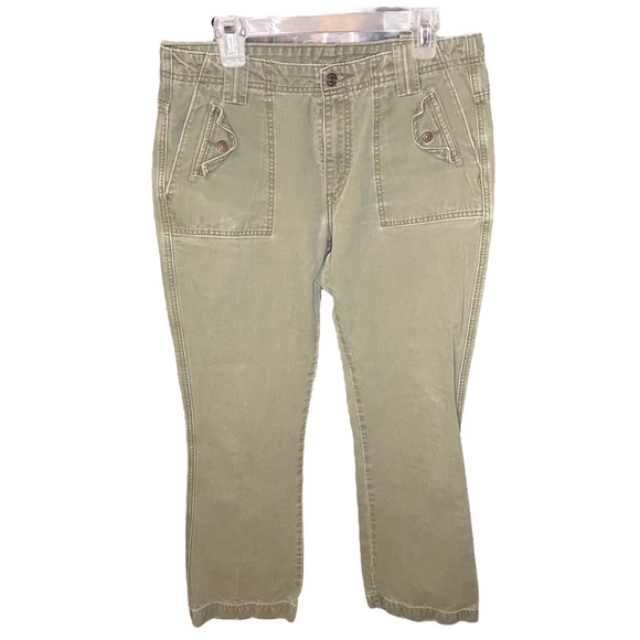 Levi's Denim - Levi’s 100% Cotton Fatigue Green Boot Cut Jeans Size Women's 12 M